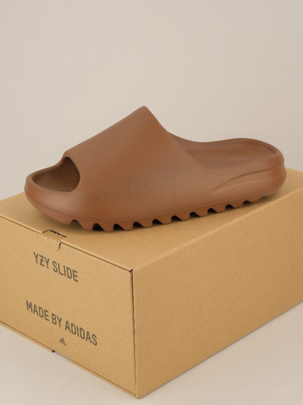 Adidas YZY Yeezy Slide, Flax Brown, FZ5896 Size US 9